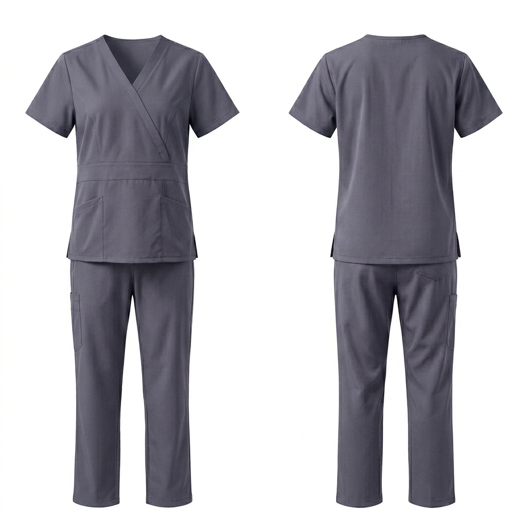 Women's Wrap Scrub Set - MEi